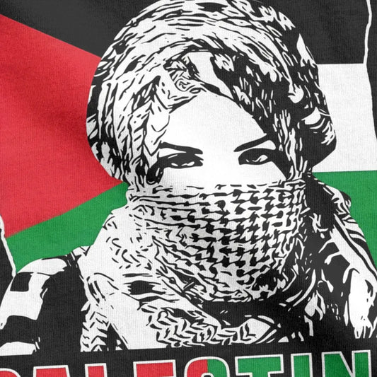 Men's & Women Shemagh Palestine T Shirts Arabic Hatta Kufiya Keffiyeh